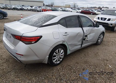 2020 Nissan Sentra S Xtronic Cvt z USA, uszkodzony, nr VIN 3N1AB8BV5LY304749